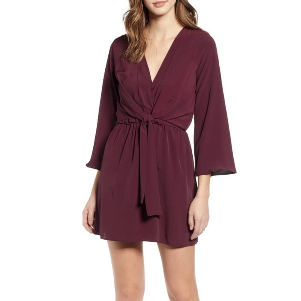 Topshop | Front knot mini dress